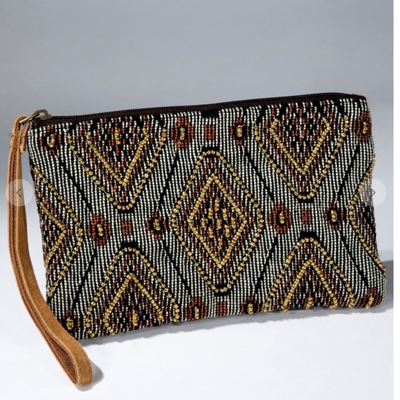 Handmade patterned clutch. - Picture 2 of 7